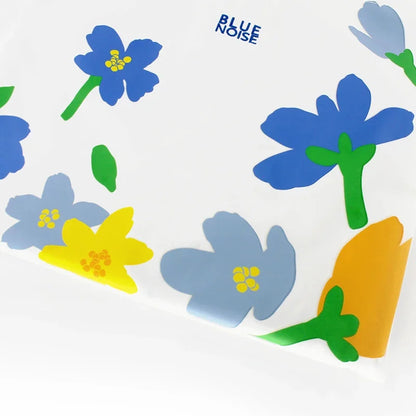 Flower Princess Noise Women's Bag 2024 Trend Klein Blue Shoulder Tote Big Crossbody Nylon Cloth Designer Bags For Women