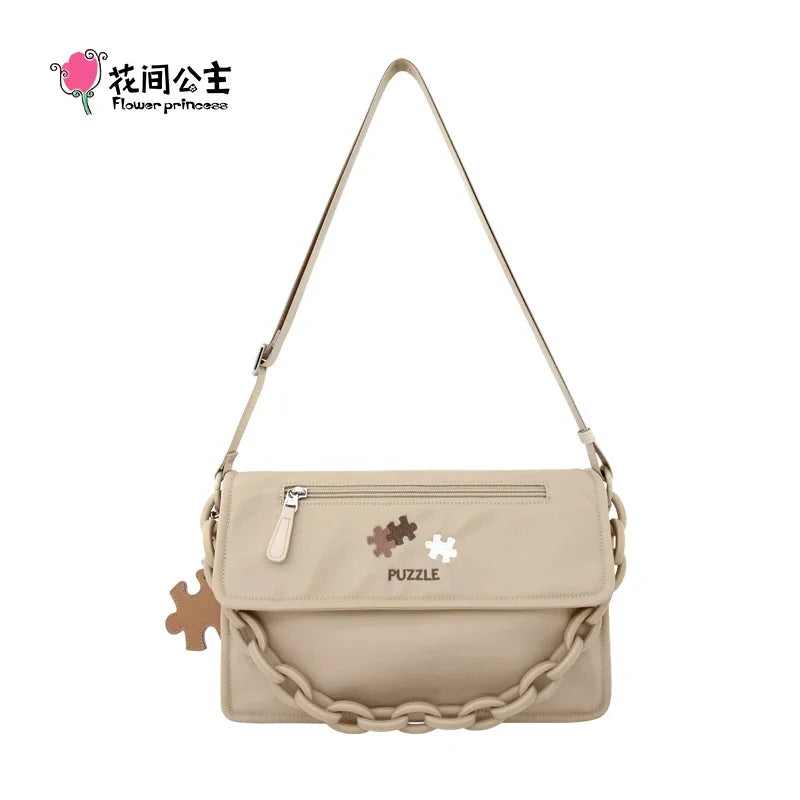 Flower Princess PUZZLE Women's Bag 2024 Trend Summer Chain Designer Handbag Shoulder Messenger Crossbody Fashion Bags for Women