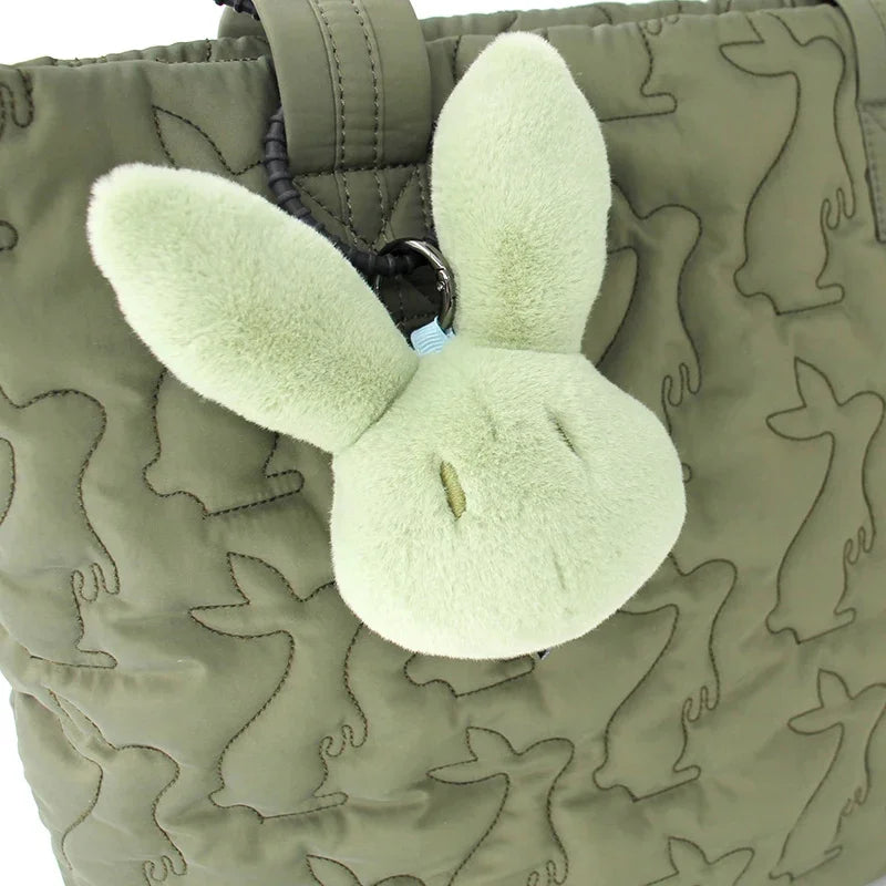 Flower Princess Rabbit Women's Bag New 2024 Trend Fashion Cute Quilted Tote Shoulder Designer Female Big Large Bags for Women