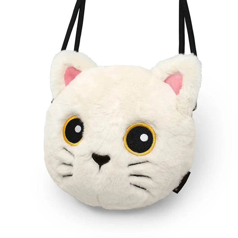 Flower Princess Three Cats Series Women's Bag Original Design Small Comfortable Plush Cute Cat Crossbody Bags for Phone