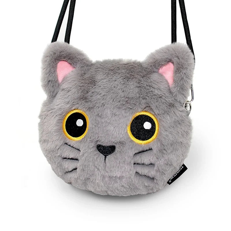 Flower Princess Three Cats Series Women's Bag Original Design Small Comfortable Plush Cute Cat Crossbody Bags for Phone