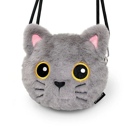 Flower Princess Three Cats Series Women's Bag Original Design Small Comfortable Plush Cute Cat Crossbody Bags for Phone