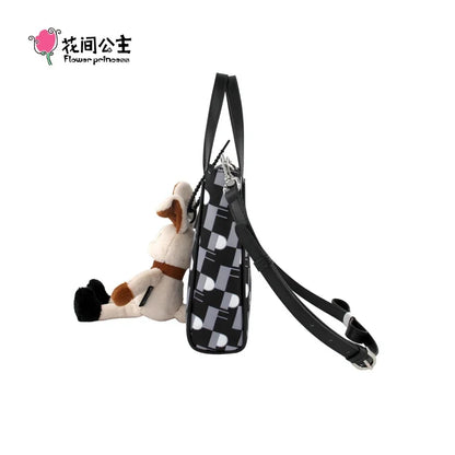Flower Princess Women's Bag Fashion New 2024 Trend Cute Designer Cloth Female Handbags Small Phone Crossbody Bags for Women