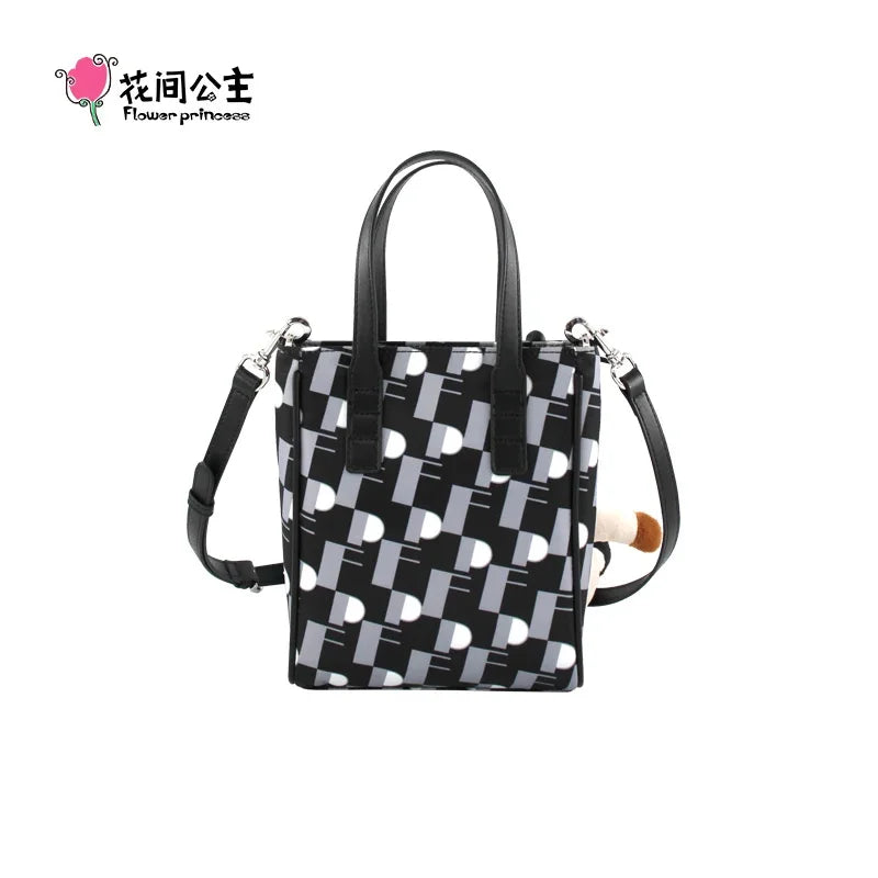Flower Princess Women's Bag Fashion New 2024 Trend Cute Designer Cloth Female Handbags Small Phone Crossbody Bags for Women