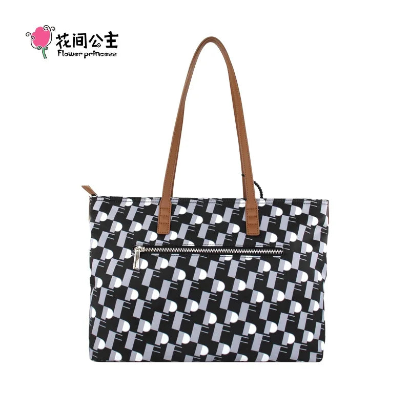 Flower Princess Women's Bag Fashion New 2024 Trend Cute Designer Female Handbags Shoulder Large Big Tote Bags for Women