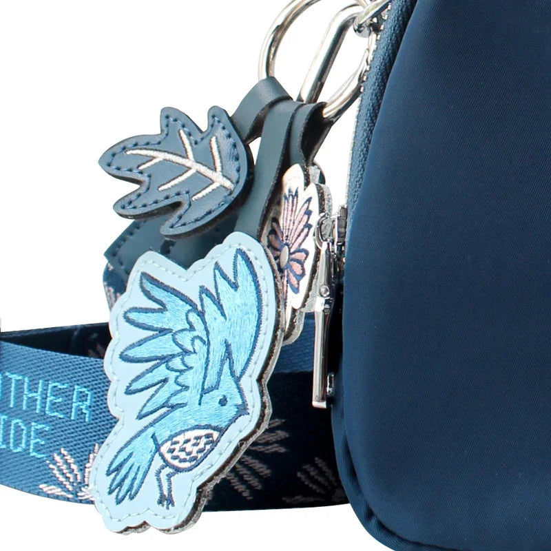 Flower Princess Women's Bag For Phone Original Women Summer Wide Strap Fashion Small Mini Crossbody Shoulder Nylon Cloth Bags