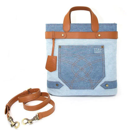 Flower Princess Women's Bag Messenger Crossbody 2024 Designer Square Denim Female Original Big Bags for Girls New in Handbag