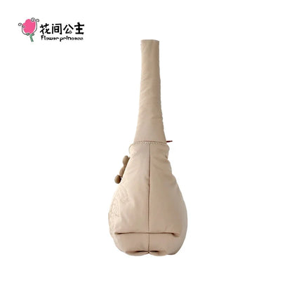 Flower Princess Women's Bag New 2024 Trend Fashion Quilted Underarm Shoulder Strap Handbags Designer Female Small Bags for Women