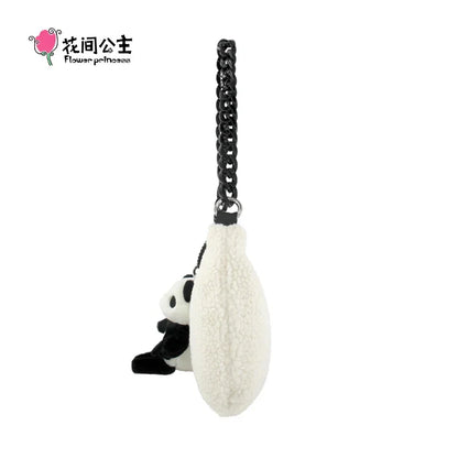 Flower Princess Yoga Panda Women's Bag New 2024 Trend Fashion White Cute Shoulder Underarm Crossbody Female Small Bags for Women