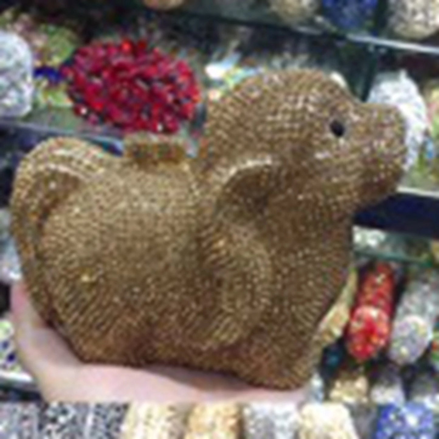 Flying Cocktail Animal Woman Clutch Bag Pink Blue Gold Silver Red Diamond Crystal Evening Purse Wedding Bridal Party Handbag