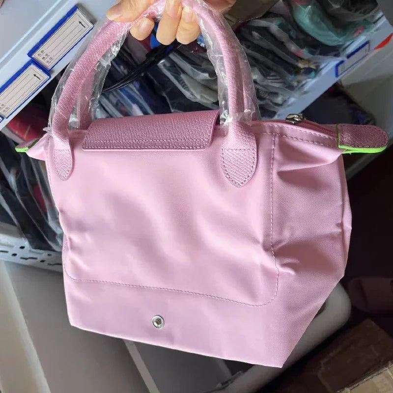 Foldable Dumpling Bun Bag Nylon Tote Bags Classic Nylon Women's Bag Fashion Shoulder Bags Ladies Dumpling Handbags