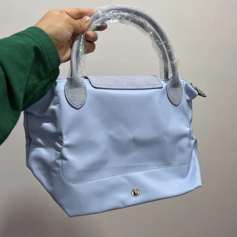 Foldable Dumpling Bun Bag Nylon Tote Bags Classic Nylon Women's Bag Fashion Shoulder Bags Ladies Dumpling Handbags