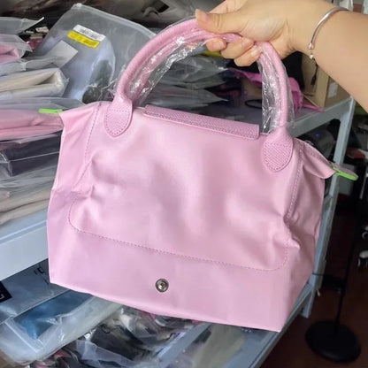 Foldable Dumpling Bun Bag Nylon Tote Bags Classic Nylon Women's Bag Fashion Shoulder Bags Ladies Dumpling Handbags