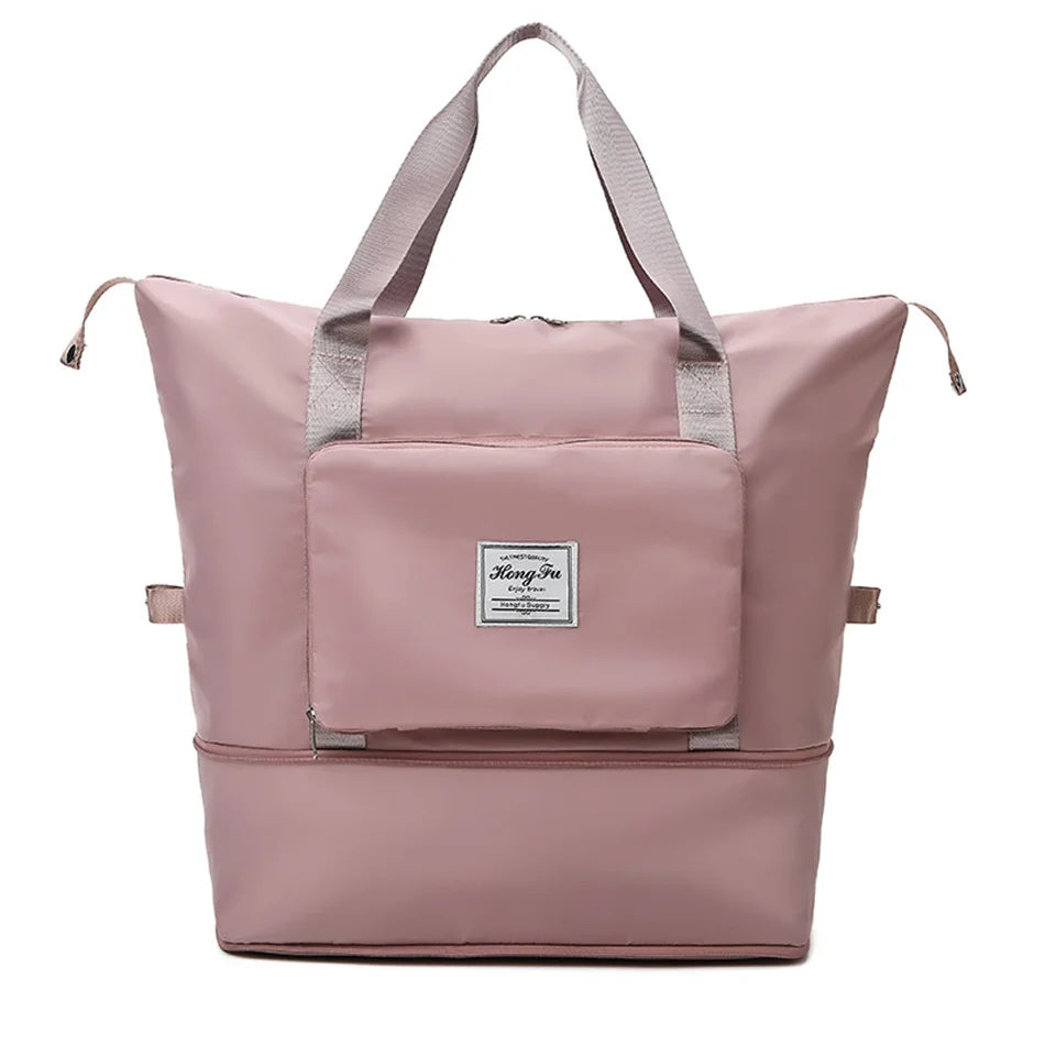 Foldable Large Capacity Women Gym Bags Shoulder Bag Women Training Travel Handle Handbag Yoga Sport Laptop Tote Sac Women