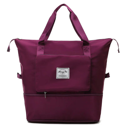 Foldable Large Capacity Women Gym Bags Shoulder Bag Women Training Travel Handle Handbag Yoga Sport Laptop Tote Sac Women