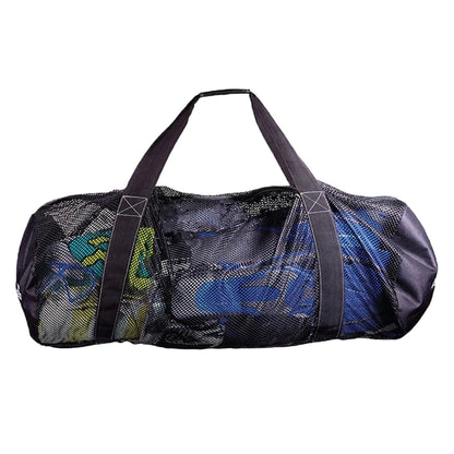 Foldable Mesh Dive Bag Durable Strong Load Bearing Wide Firm Handle Safer Swimming Storage Bag for Travelling Outdoor