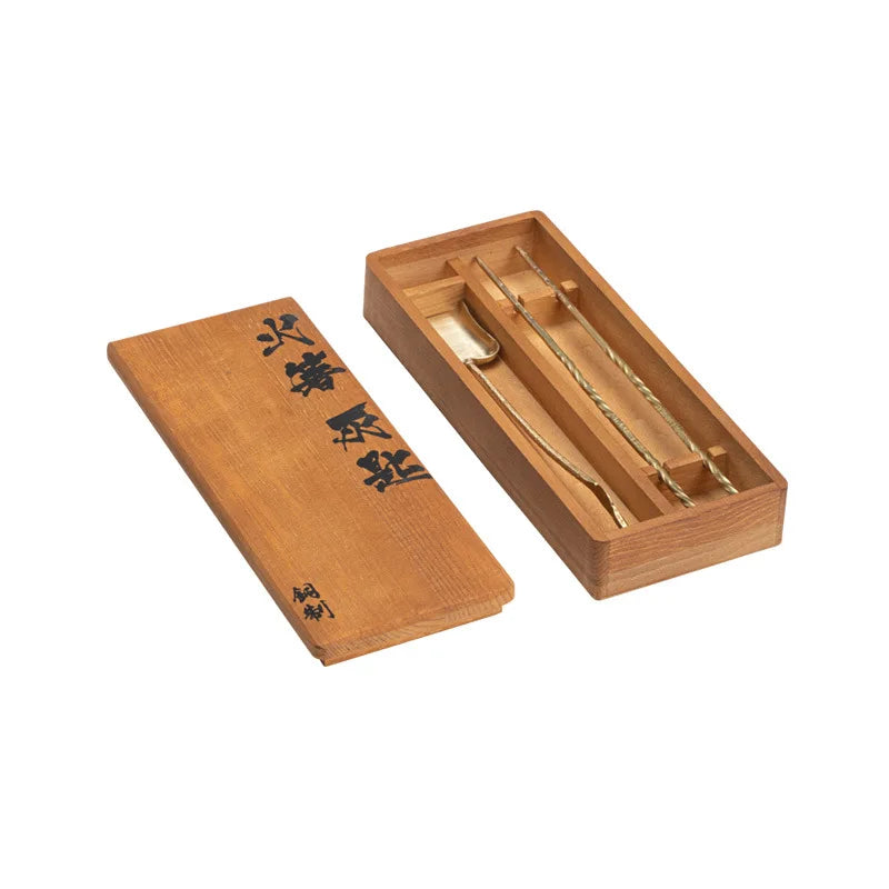 Forged Pure Copper Chopsticks Fire Chopstick Clip Charcoal Brass Charcoal Shovel Charcoal Stove Shovel Carbon Gray Tea Stove B
