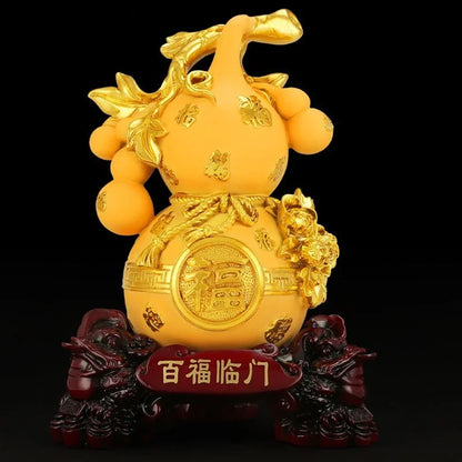 Fortune Bring Gourd Ornaments Fortune and Gourd Home Living Room Wine Bedroom Decor Figurines Gifts