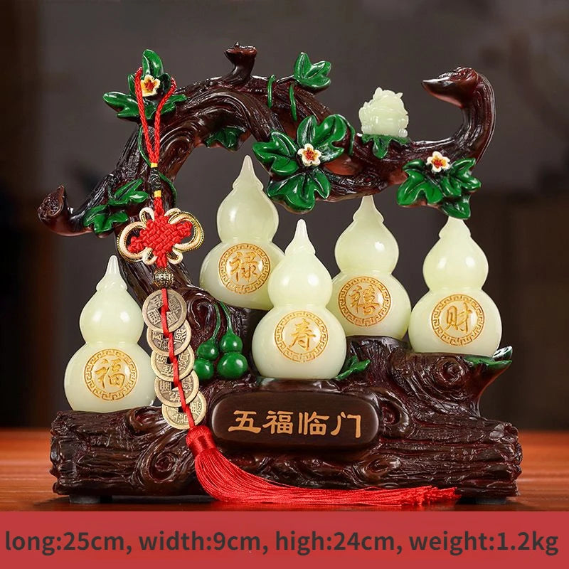 Fortune Gourd Ornaments Living Room Liquor Cabinet Entrance Decorations Furnishings Opening Housewarming Gift