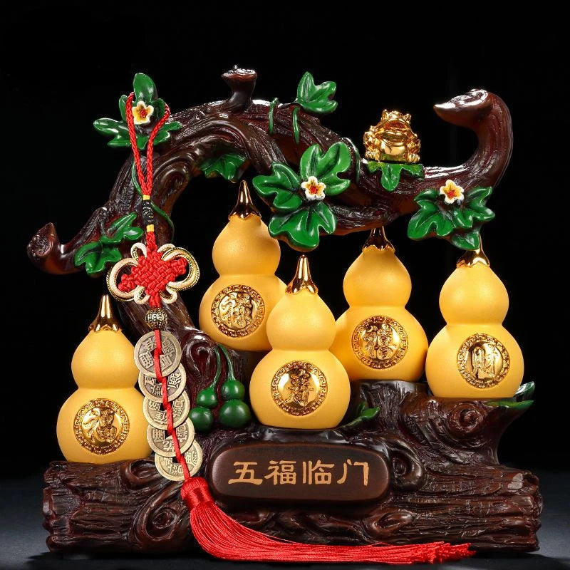 Fortune Gourd Ornaments Living Room Liquor Cabinet Entrance Decorations Furnishings Opening Housewarming Gift