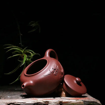 Free Shipping 320ML New Arrival Swimming Dragon Purple Clay Teapot Yixing Handmade High Grade Kung Fu Zisha Tea Pot Gift BOX