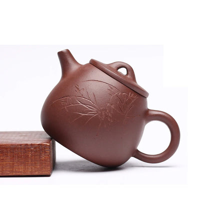 Free Shipping Yixing purple clay Teapot bargain price High Stone scoop pot teapot Author: Zhou ting 160ml Chinese Zisha Tea Pots