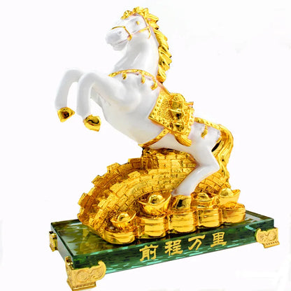 Free shipping Golden zodiac success furnishing articles crystal home feng shui mascot adornment  business commemorative gifts