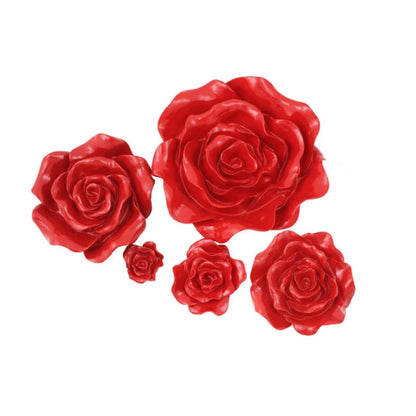 Free shipping Roses wall hang adorn  wall three-dimensional fashion wall stickers  family decorates  wall sticker