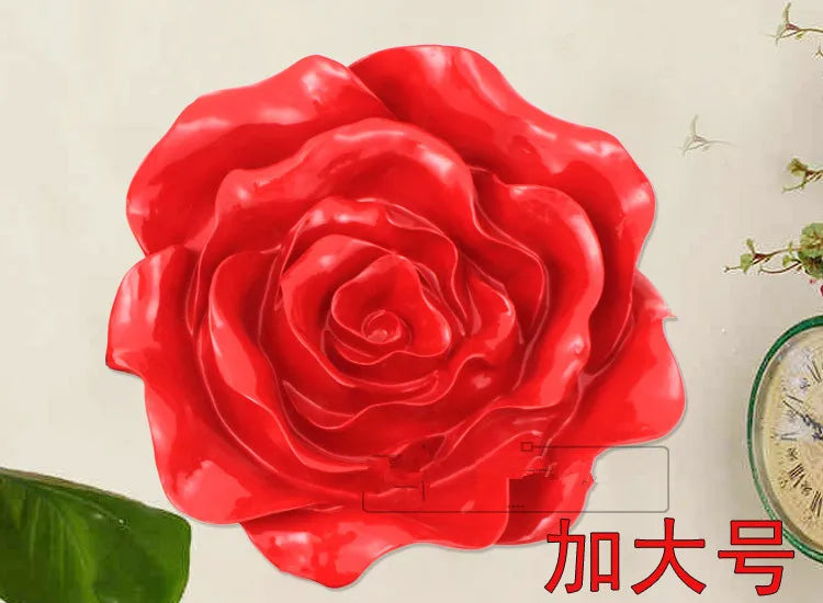 Free shipping Roses wall hang adorn  wall three-dimensional fashion wall stickers  family decorates  wall sticker