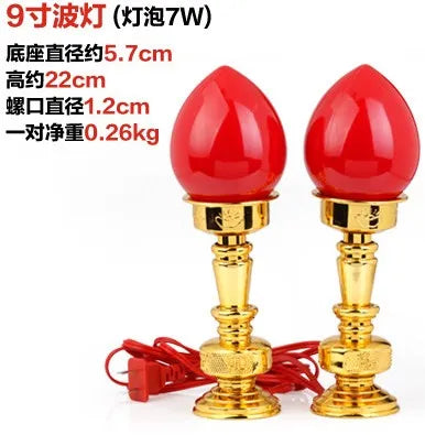 Free shipping gods for candle light Pray candlestick Electric candle lamp electric candles  Buddha lamp Buddhist temple supplies