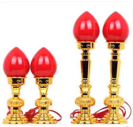 Free shipping gods for candle light Pray candlestick Electric candle lamp electric candles  Buddha lamp Buddhist temple supplies