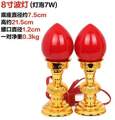 Free shipping gods for candle light Pray candlestick Electric candle lamp electric candles  Buddha lamp Buddhist temple supplies