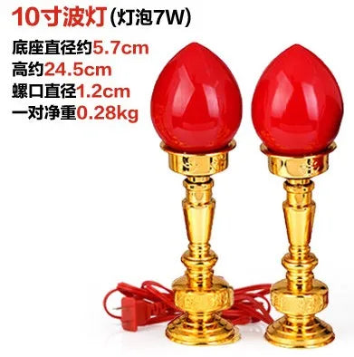 Free shipping gods for candle light Pray candlestick Electric candle lamp electric candles  Buddha lamp Buddhist temple supplies
