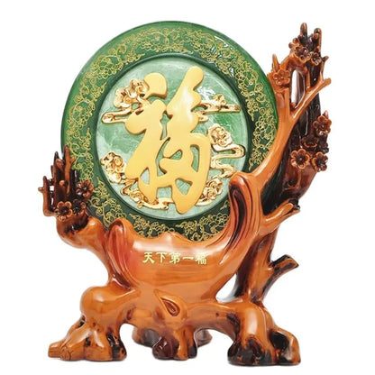 Free shipping resin statue handicraft living room TV cabinet office desktop ornaments wedding gift Modern 3D Text Effect