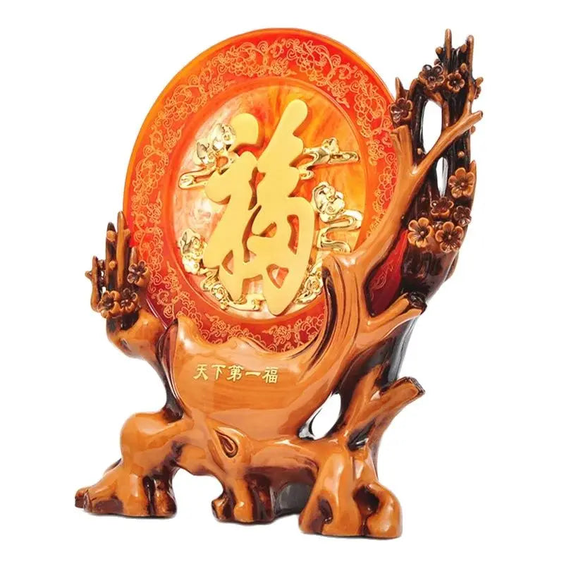 Free shipping resin statue handicraft living room TV cabinet office desktop ornaments wedding gift Modern 3D Text Effect