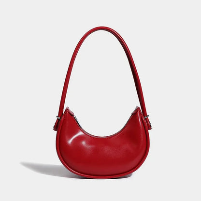 French Niche Women's 2024 Spring And SummerVersatile Red Wedding High-end Texture Fashion Shoulder Armpit Bag