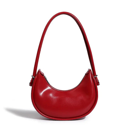 French Niche Women's 2024 Spring And SummerVersatile Red Wedding High-end Texture Fashion Shoulder Armpit Bag