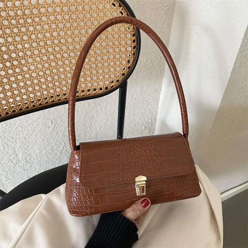 French Shoulder Bag Casual Simple 2024 Korean Style Small Square Bag Designer Bags Luxury Crossbody Bags for Women