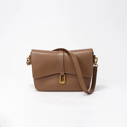 French Style Commuter Elegant Underarm Shoulder Bags High Quality Fashion Cowhide Crossbody Handbags Female 2024 New Bolsas