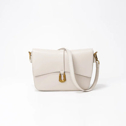 French Style Commuter Elegant Underarm Shoulder Bags High Quality Fashion Cowhide Crossbody Handbags Female 2024 New Bolsas