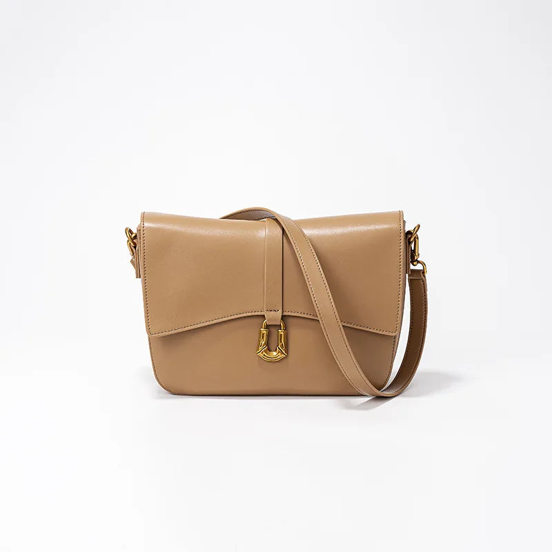 French Style Commuter Elegant Underarm Shoulder Bags High Quality Fashion Cowhide Crossbody Handbags Female 2024 New Bolsas