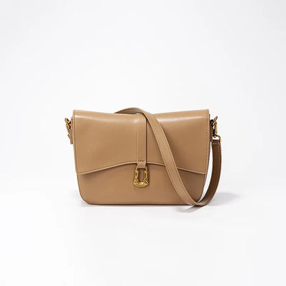 French Style Commuter Elegant Underarm Shoulder Bags High Quality Fashion Cowhide Crossbody Handbags Female 2024 New Bolsas