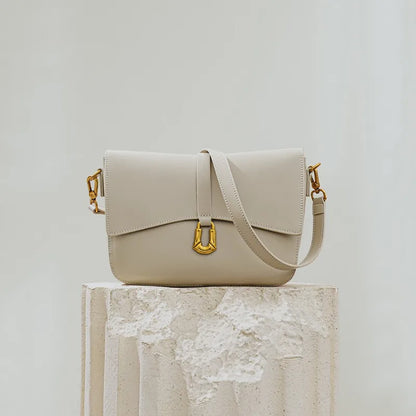 French Style Commuter Elegant Underarm Shoulder Bags High Quality Fashion Cowhide Crossbody Handbags Female 2024 New Bolsas