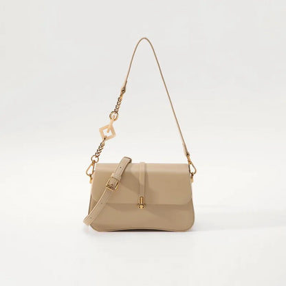 French Style Niche Designer Commuter Underarm Bag Solid All-match Elegant Simple Handbags Female 2024 New Chain Pouch Bolsas