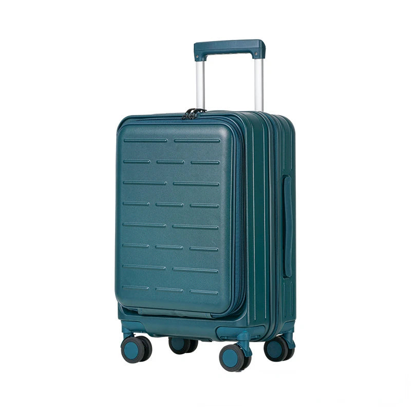 Front open lid trolley box 29 inch large capacity luggage 24 inch zipper expandable travel box 20 inch boarding box