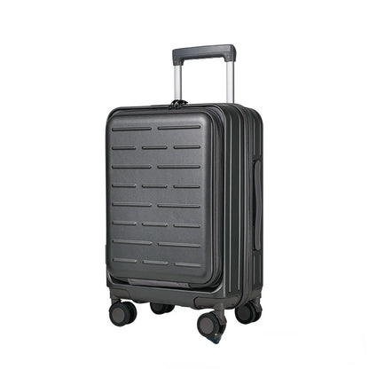 Front open lid trolley box 29 inch large capacity luggage 24 inch zipper expandable travel box 20 inch boarding box