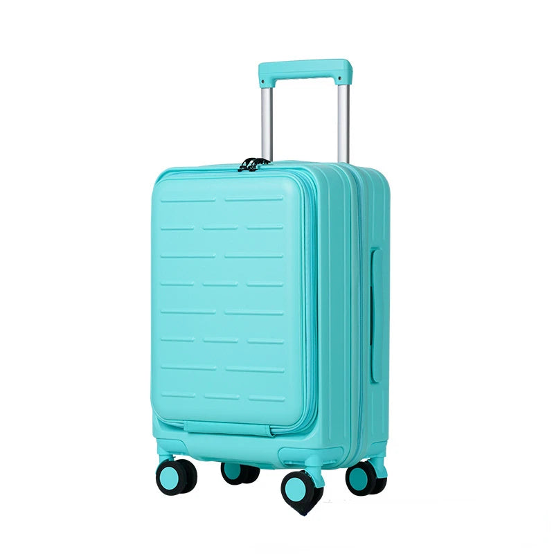 Front open lid trolley box 29 inch large capacity luggage 24 inch zipper expandable travel box 20 inch boarding box
