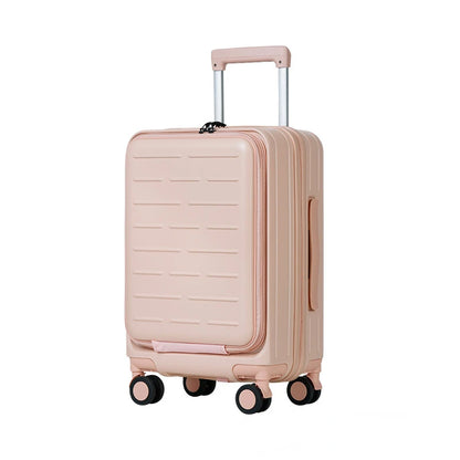 Front open lid trolley box 29 inch large capacity luggage 24 inch zipper expandable travel box 20 inch boarding box