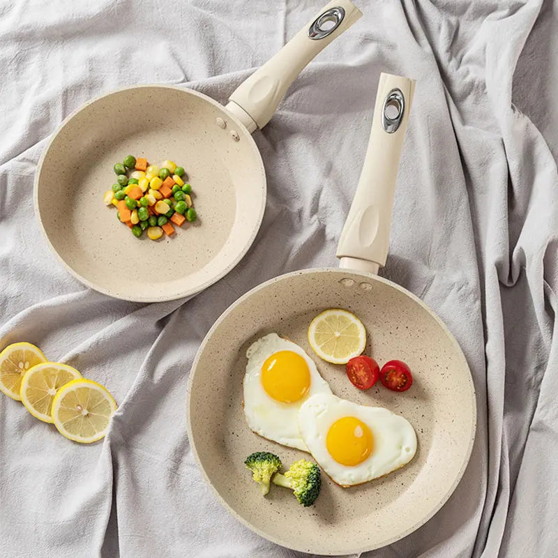 Frying Pan 28cm Woks Non-stick Pans For Cooking Pots Deep Fryer Induction Pans Egg Tools Induction Heating Cookware Gas Stove