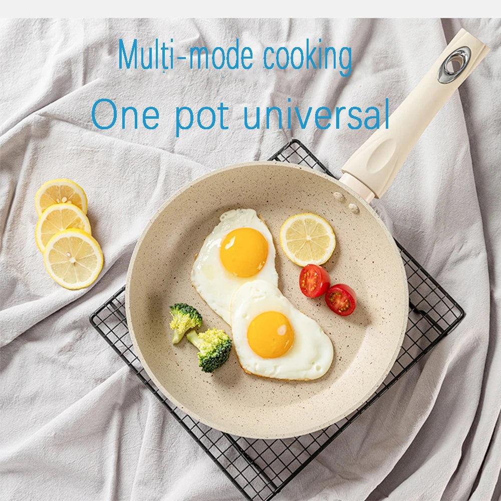 Frying Pan 28cm Woks Non-stick Pans For Cooking Pots Deep Fryer Induction Pans Egg Tools Induction Heating Cookware Gas Stove